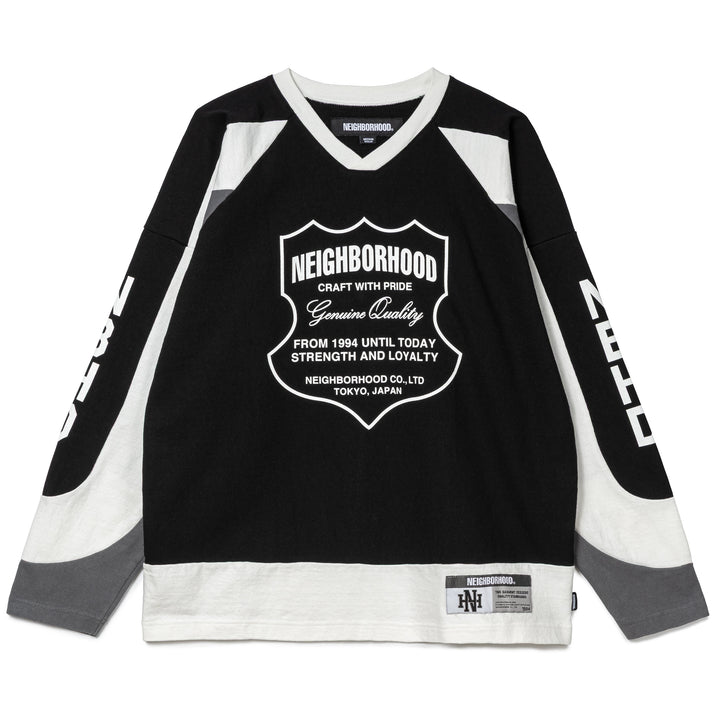 Hockey L/S Tee | Black