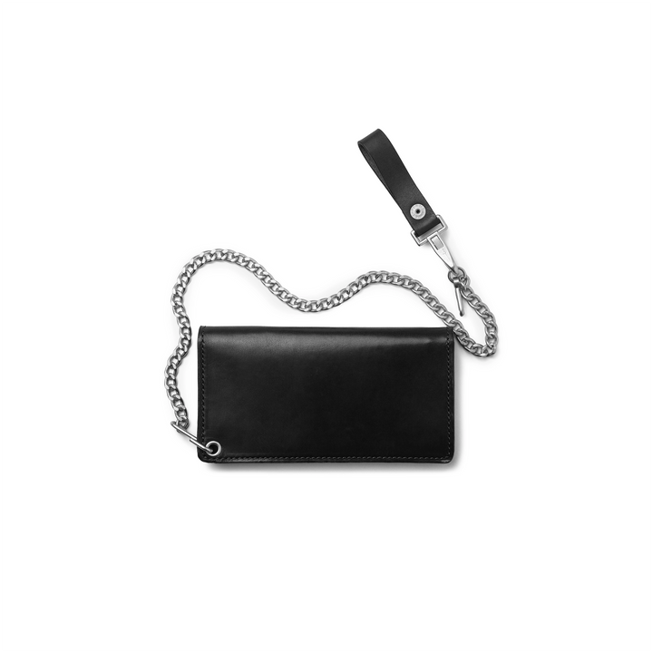 Leather Trucker Wallet | Black