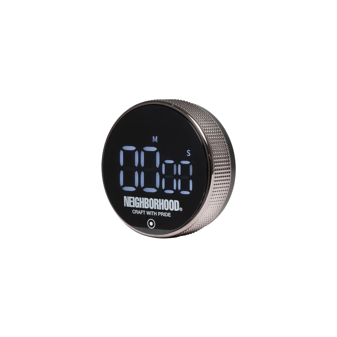Neighborhood Logo Kitchen Timer | Black Neighborhood Logo Kitchen Timer | Black
