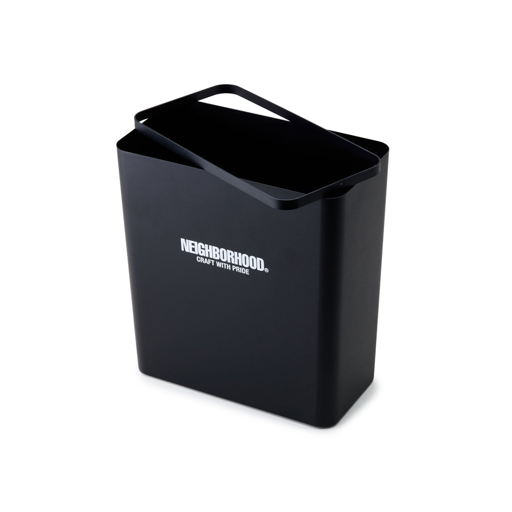 Logo Trash Can | Black