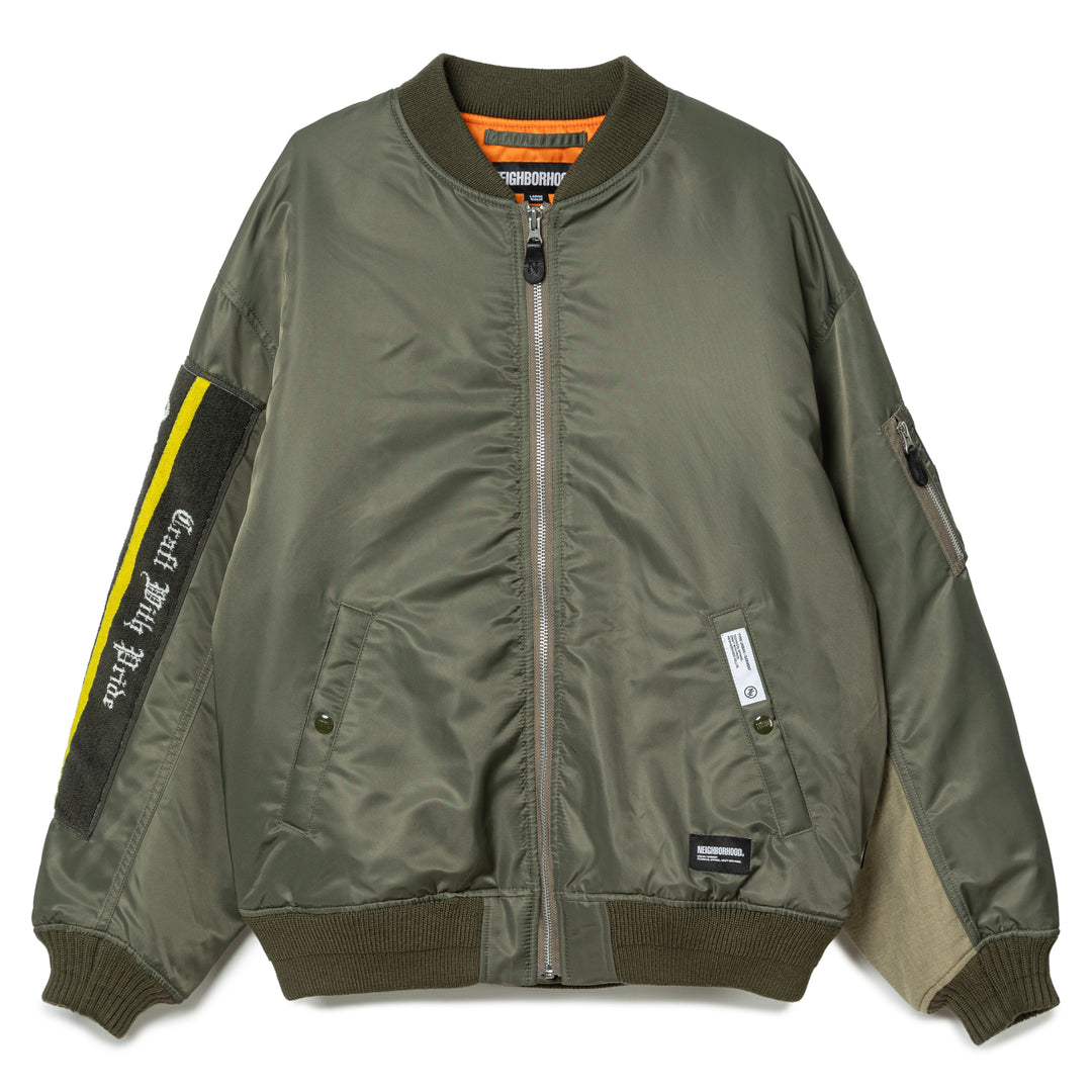 NEIGHBORHOOD MA-1 FLIGHT JACKET MOD サイズS neighborhood-Green-Men NEIGHBORHOOD MA-1 FLIGHT JACKET MOD サイズS neighborhood-Green-Men
