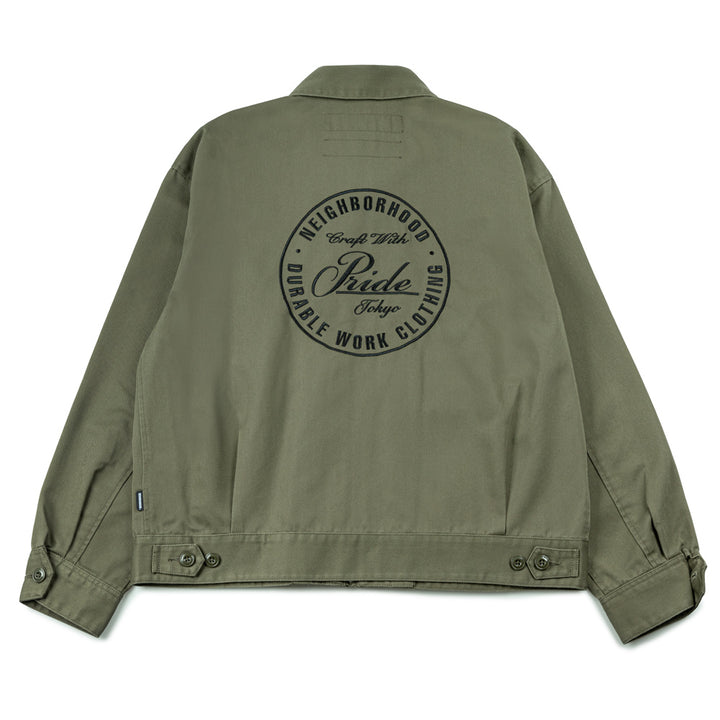 NH. X Dickies. Zip Work Jacket | Olive Drab