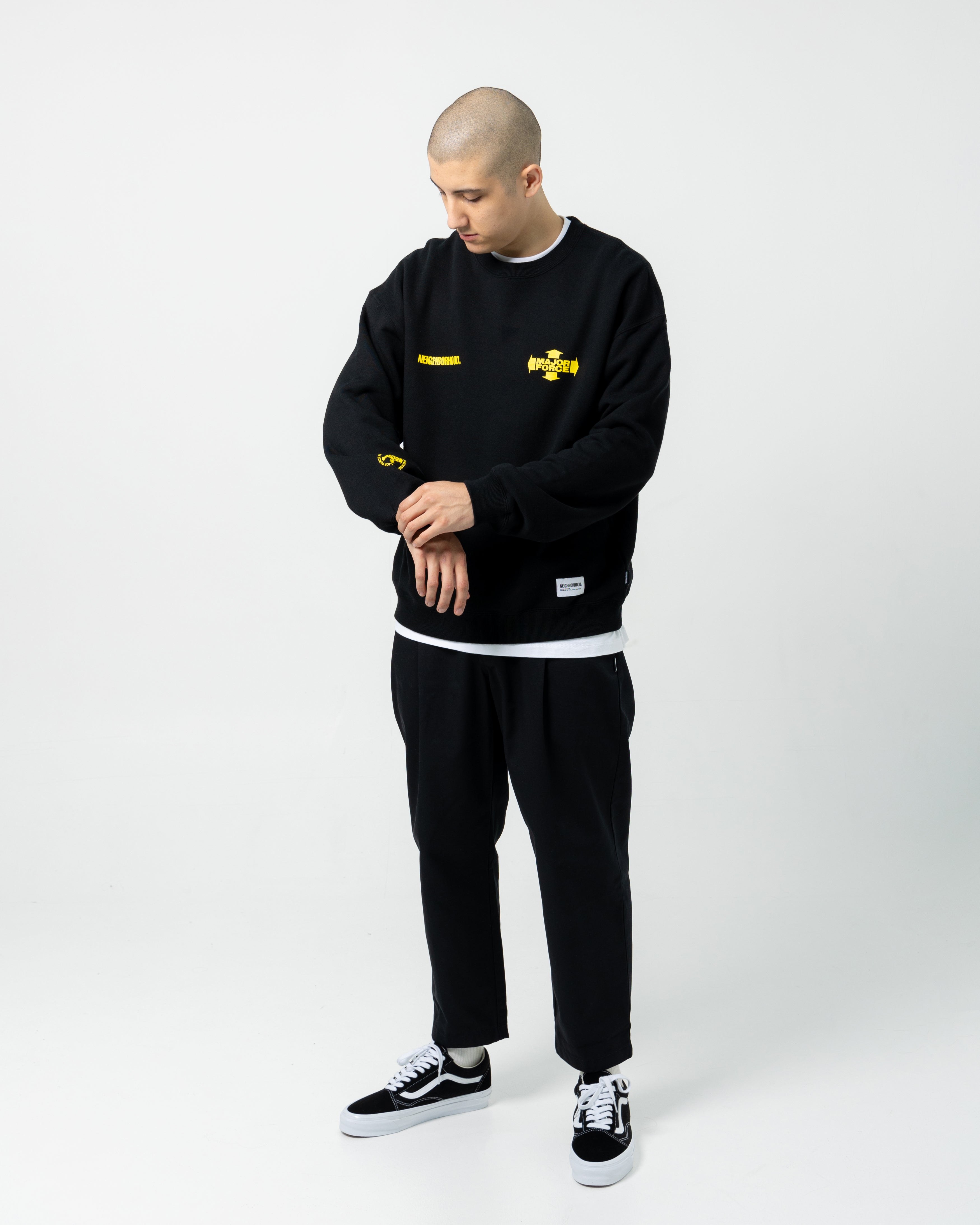 Neighborhood NH. x Major Force. Sweatshirt LS | Black