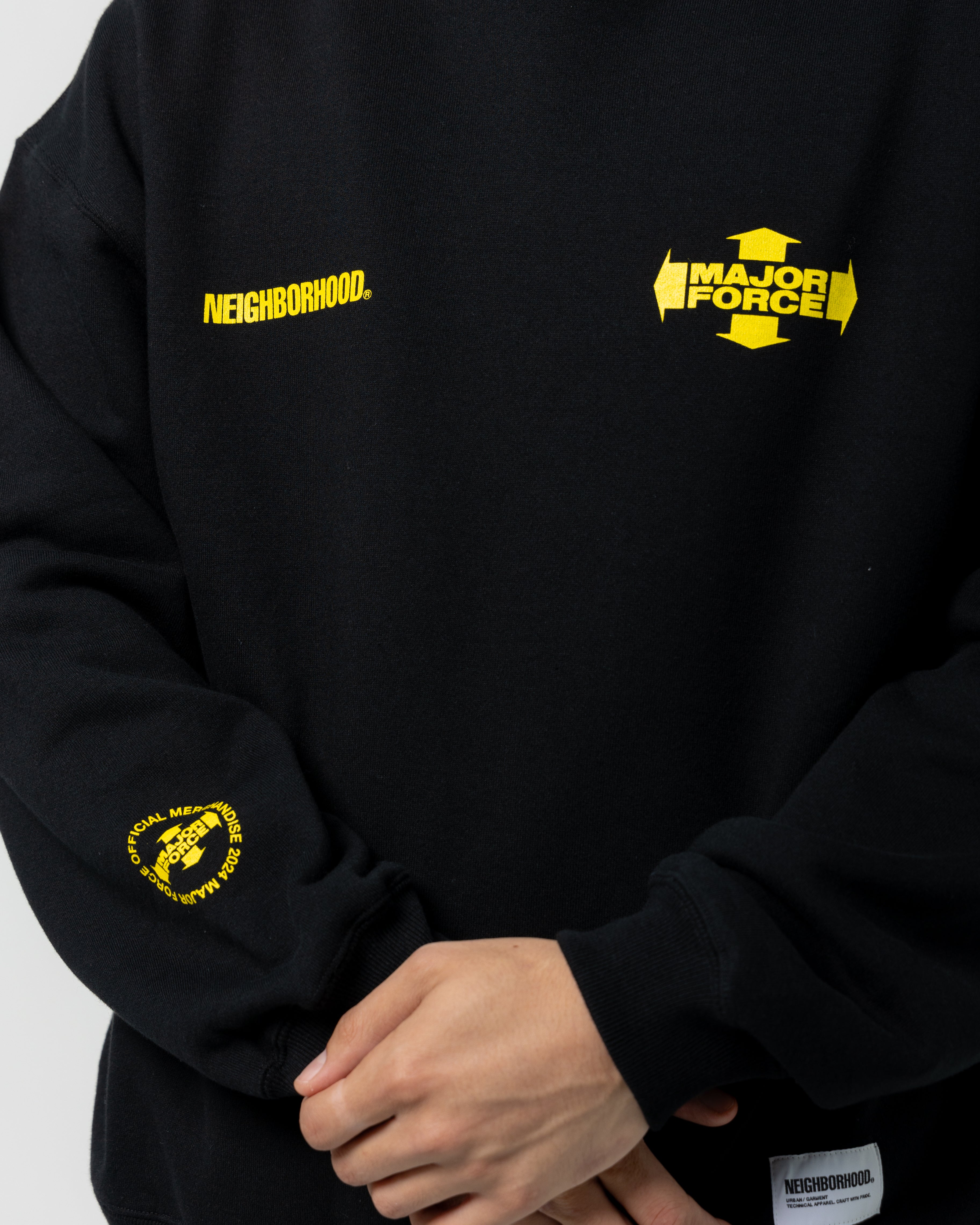 Neighborhood NH. x Major Force. Sweatshirt LS | Black