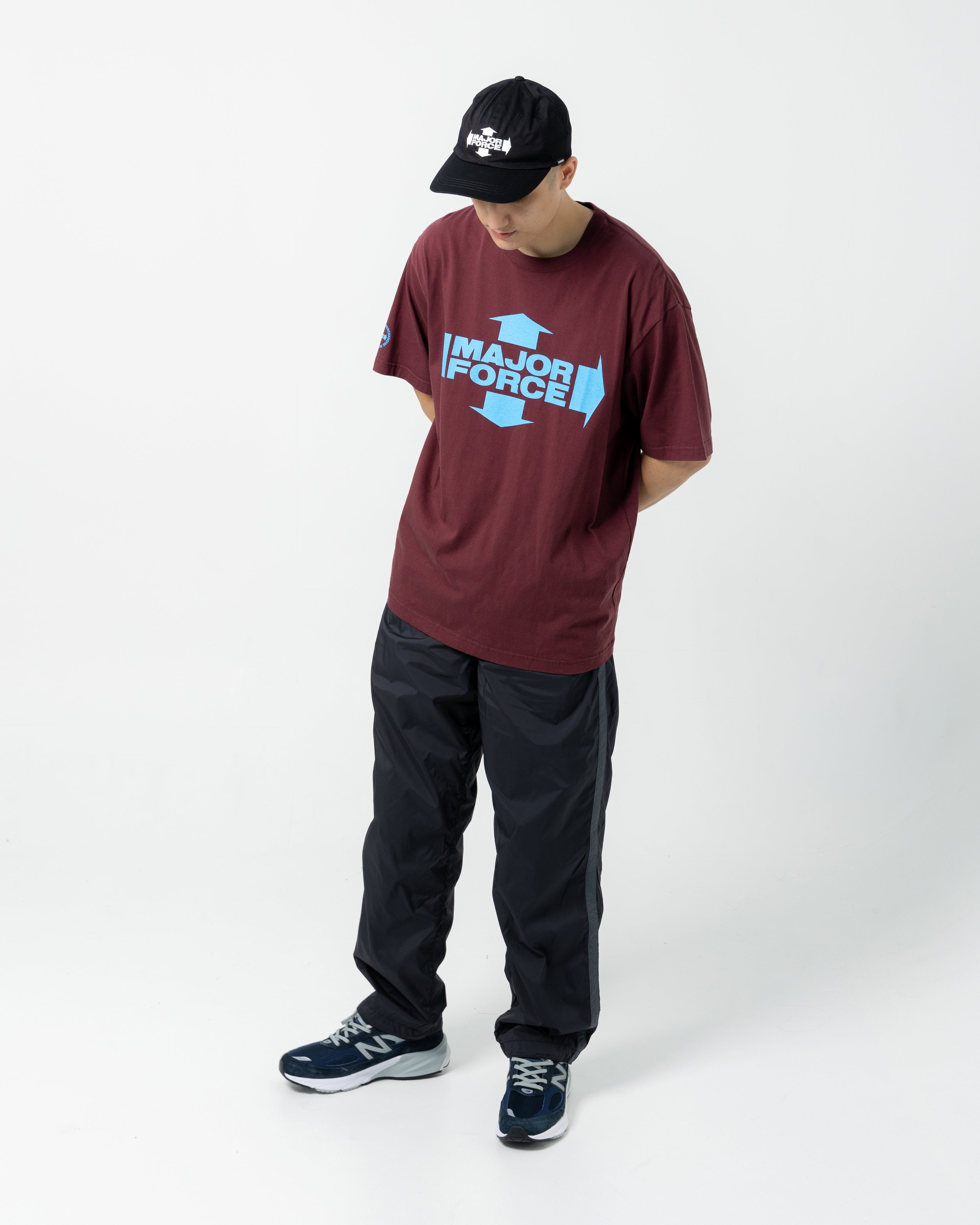 Neighborhood NH. x Major Force. Tee | Burgundy