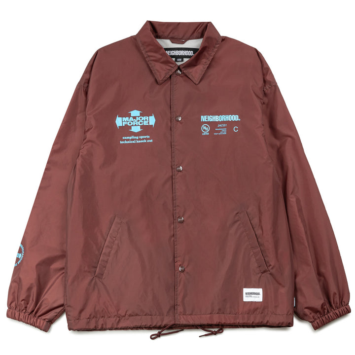 NH. x  Major Force. Windbreaker Jacket | Burgundy