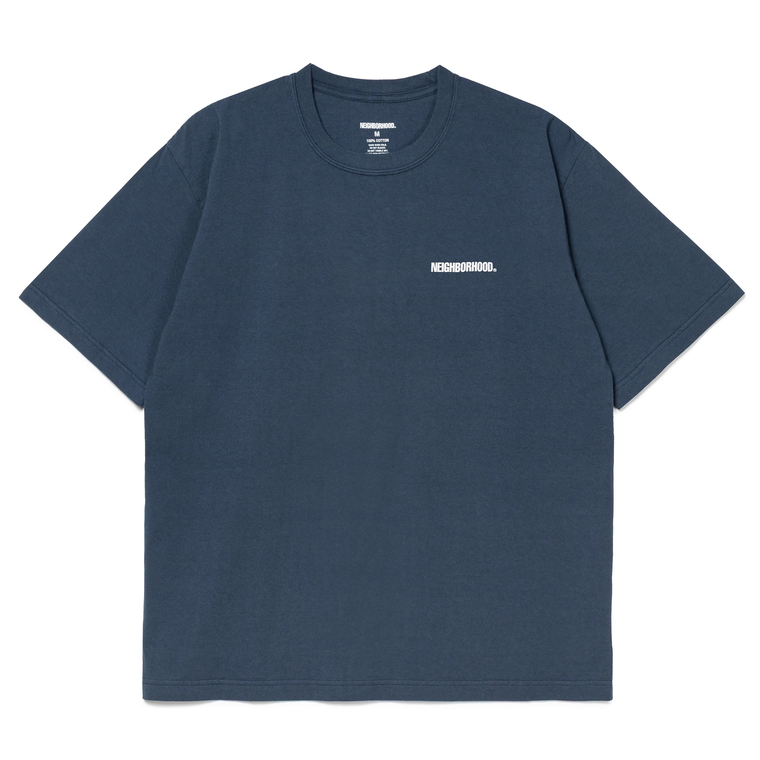 ENNOY PANEL BORDER S/S T-SHIRT (NAVY)
