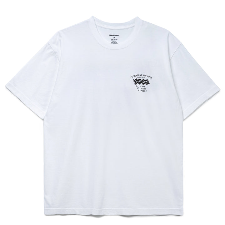 NH 252 SPOT . SS-4 Tee | White