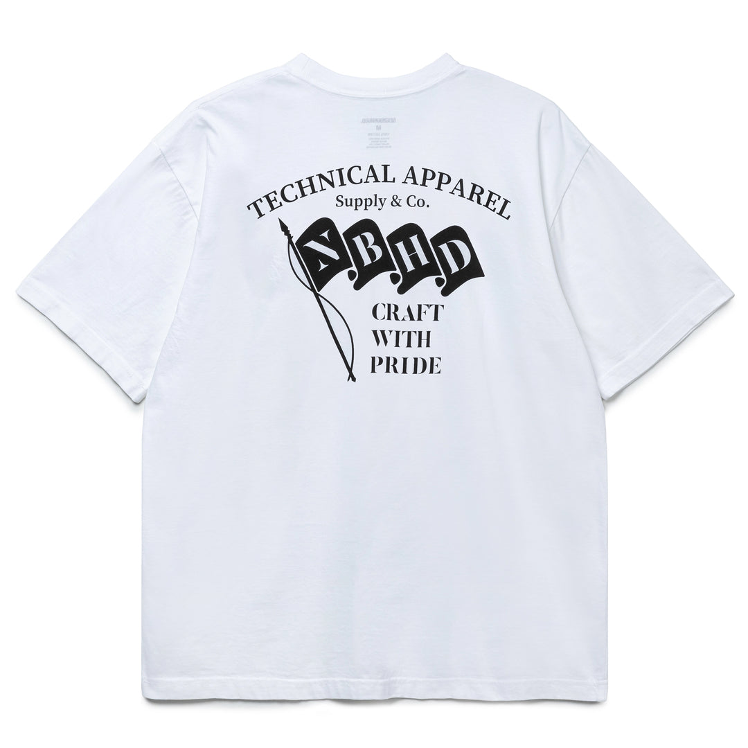 NH 252 SPOT . SS-4 Tee | White