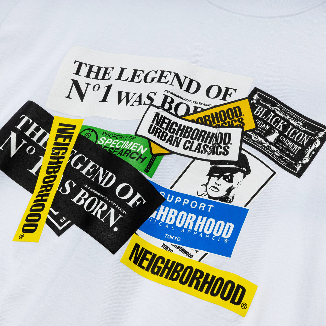 NH 261 Spot . SS-6 Tee | White