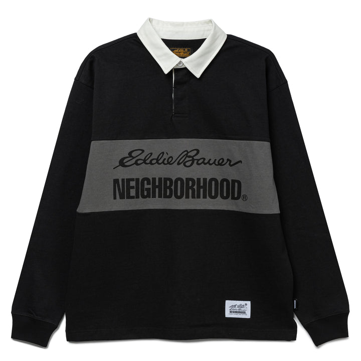 NH X EDDIE BAUER . Rugby Shirt LS | Black