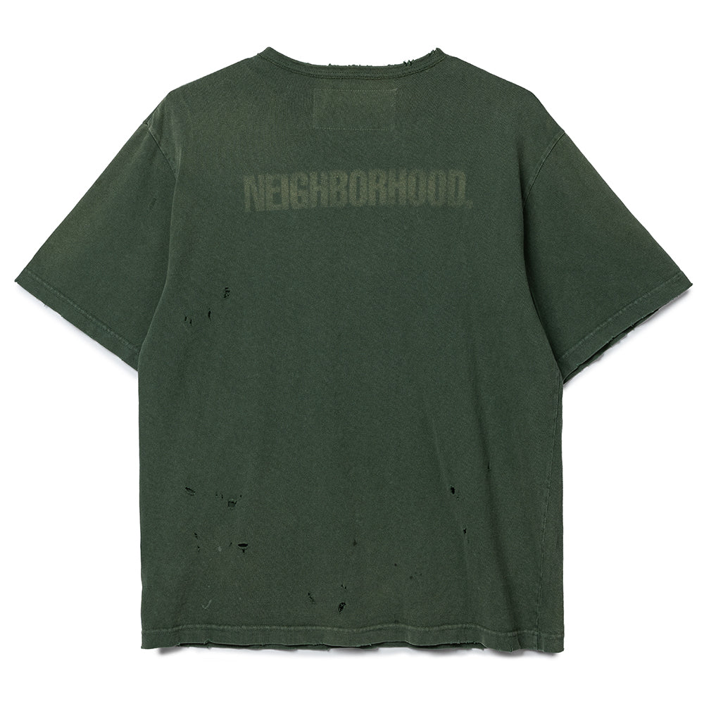 NH x Chito . Savage Crewneck Tee | Olive Drab