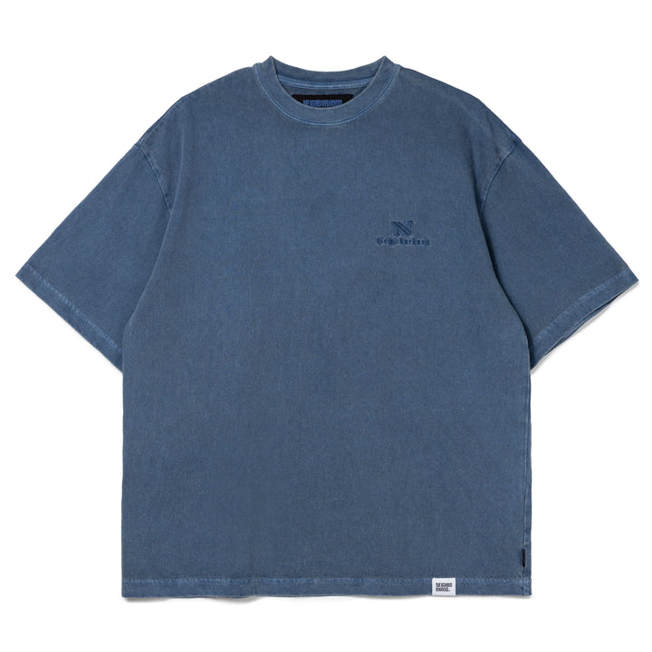 Pigment Dyed Crewneck Tee | Navy
