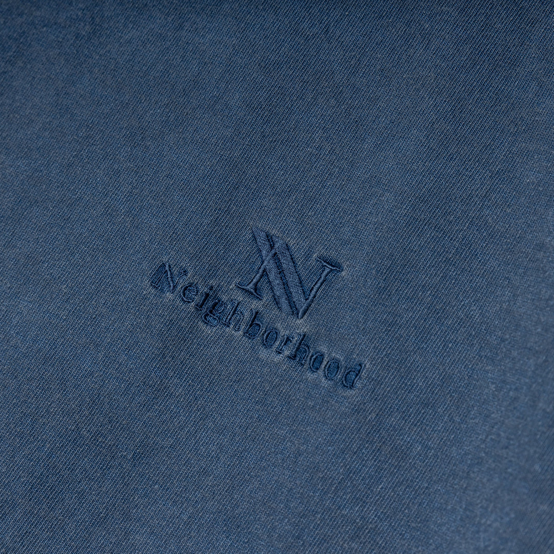 Pigment Dyed Crewneck Tee | Navy