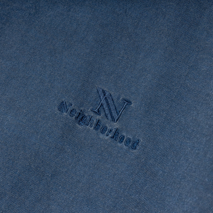 Pigment Dyed Crewneck Tee | Navy