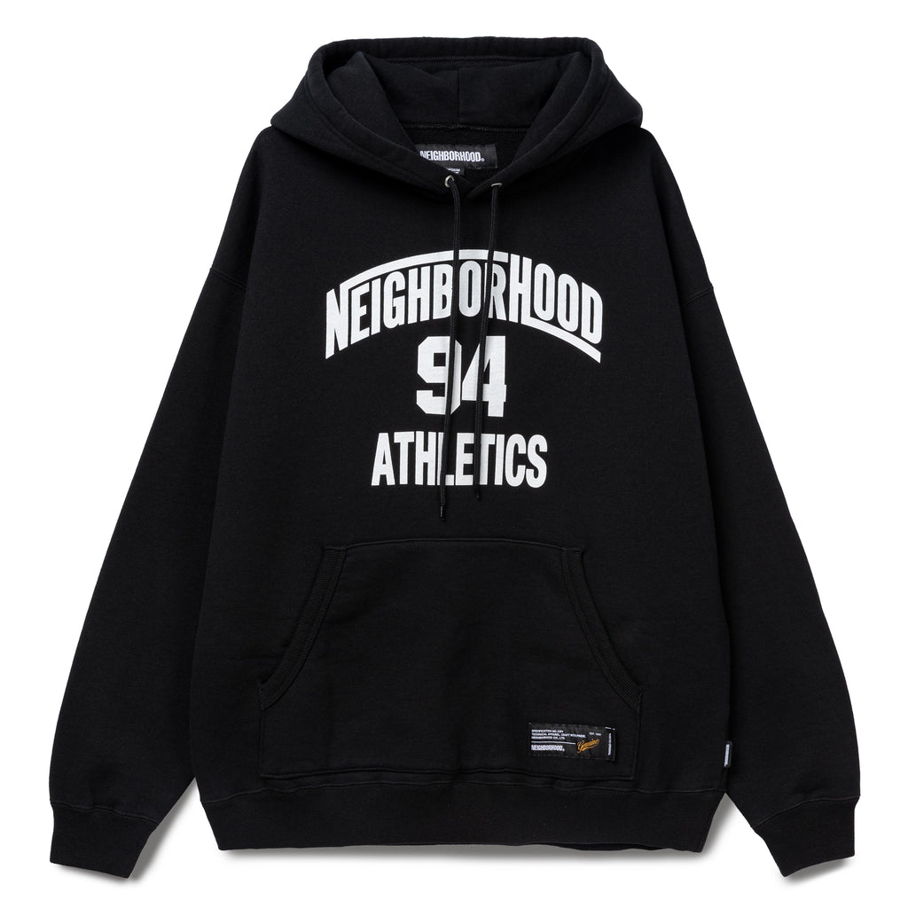 Neighborhood Plain LS Sweat Hoodie | Black