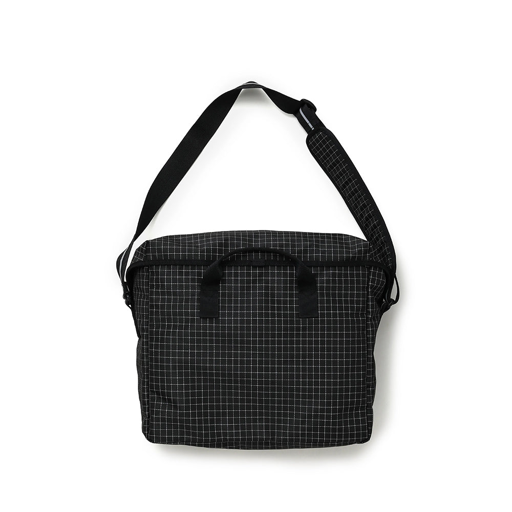 Reflective Messenger Bag | Black