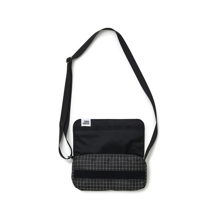 Reflective Mini Shoulder Bag | Black