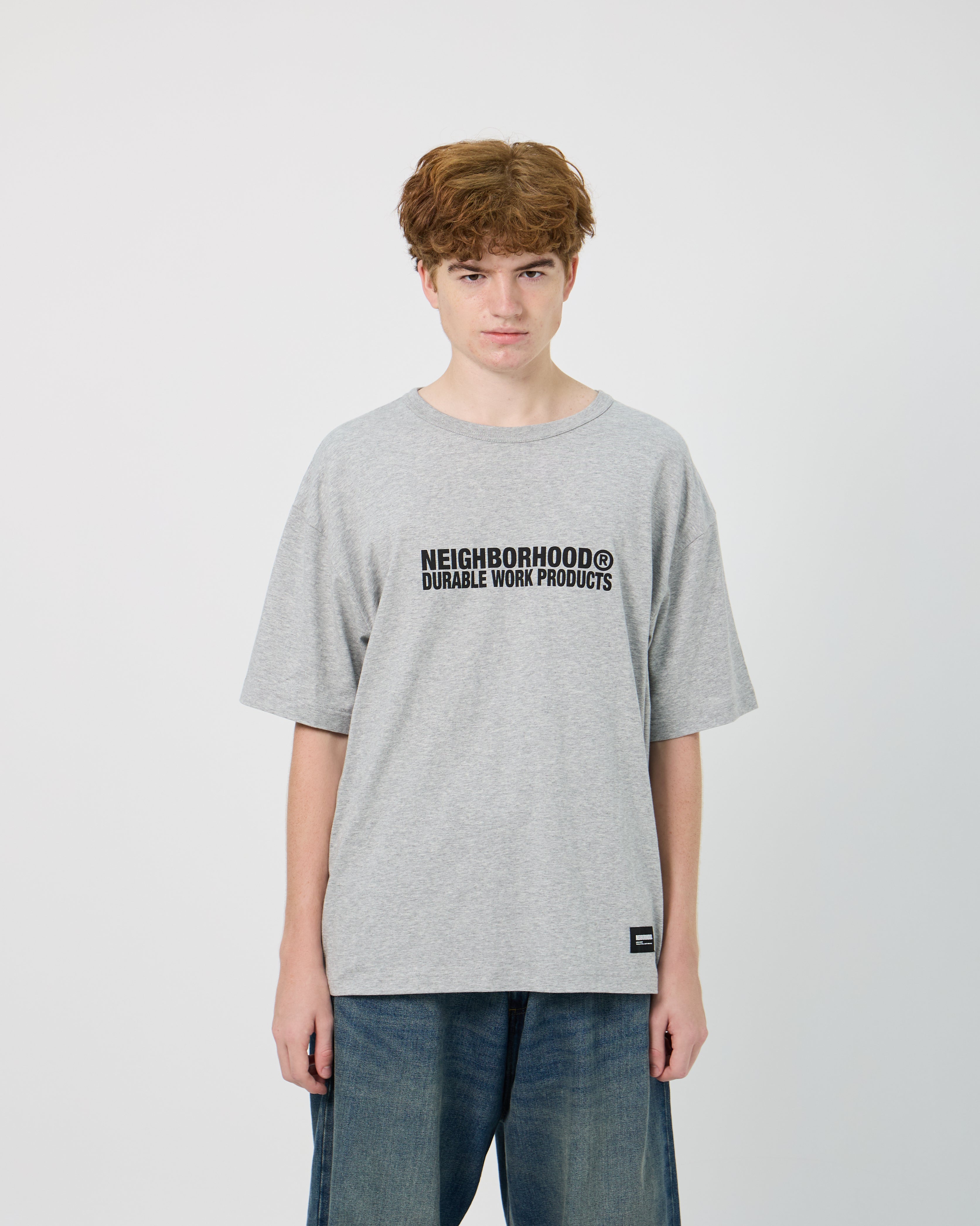 Neighborhood Sheltech Crewneck Tee | Gray