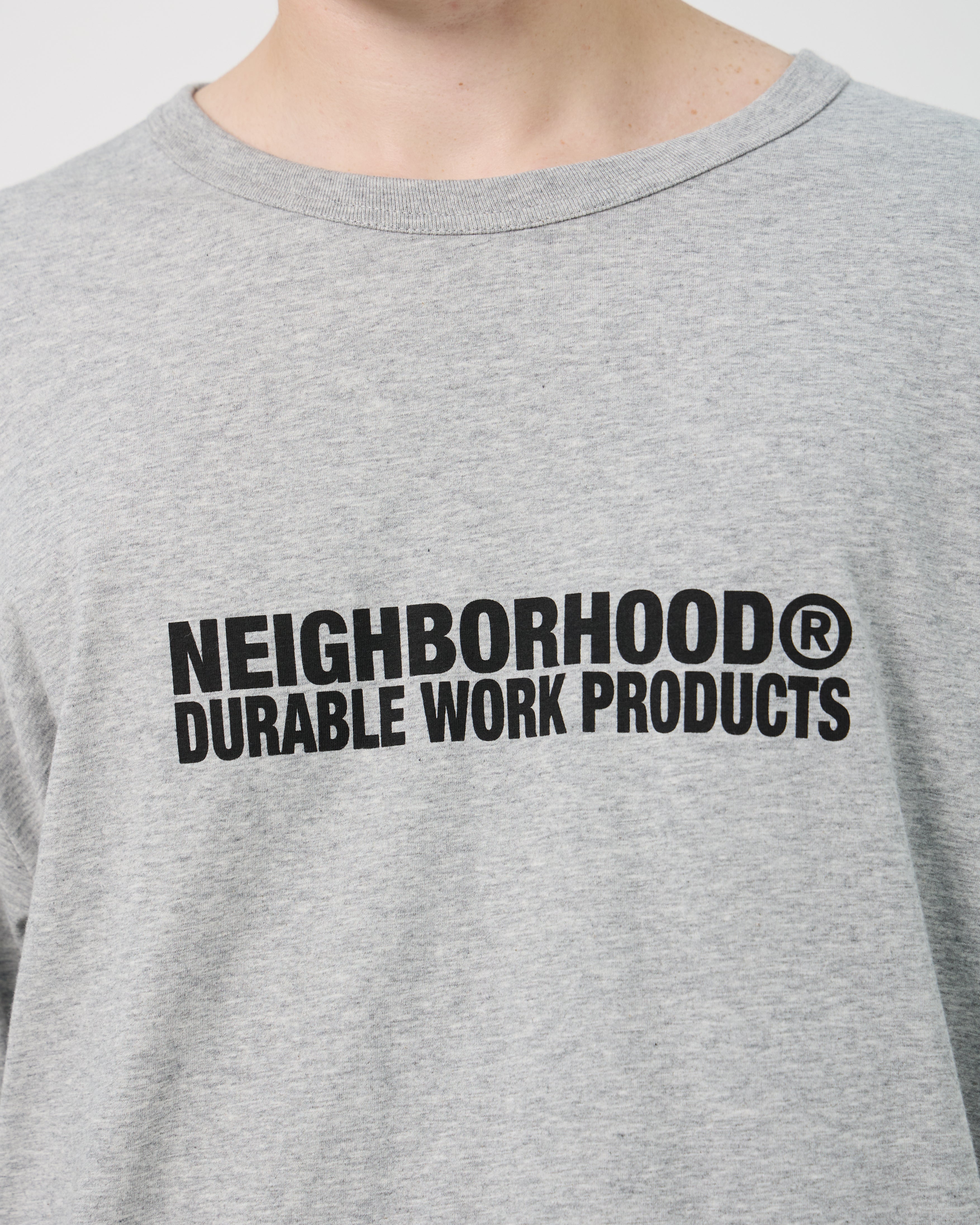 Neighborhood Sheltech Crewneck Tee | Gray