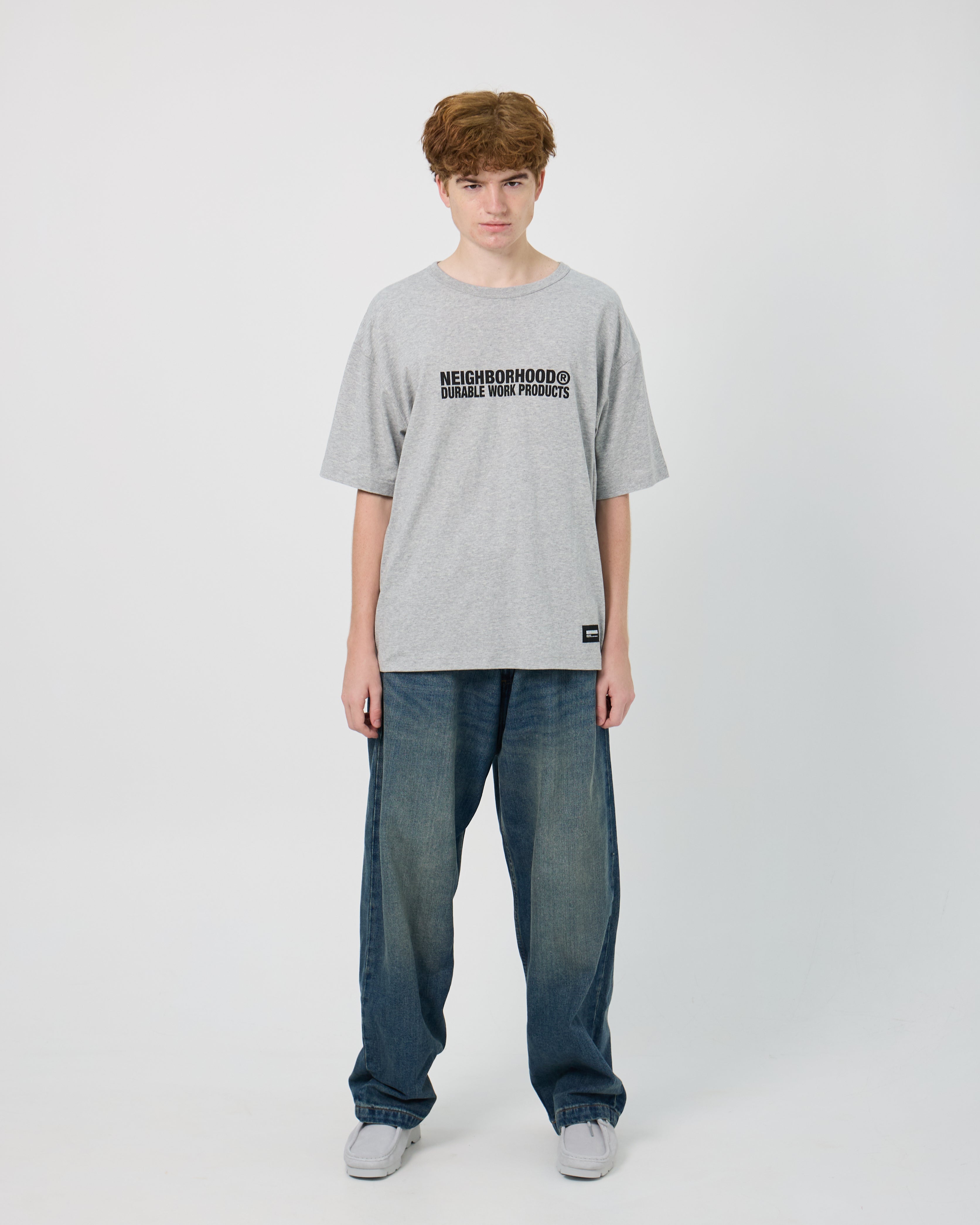 Neighborhood Sheltech Crewneck Tee | Gray