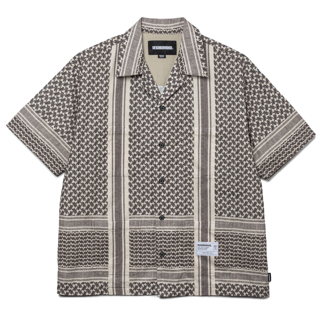 Shemagh Pattern Shirt | Black