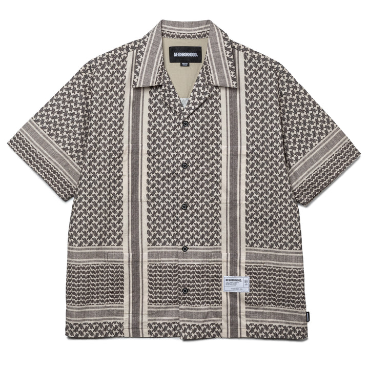 Shemagh Pattern Shirt | Black