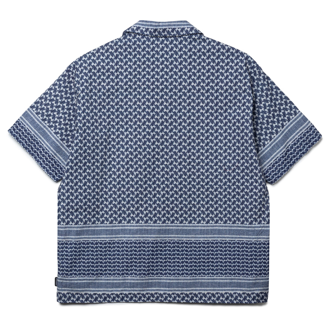 Shemagh Pattern Shirt | Navy