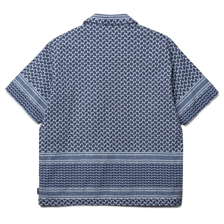 Shemagh Pattern Shirt | Navy