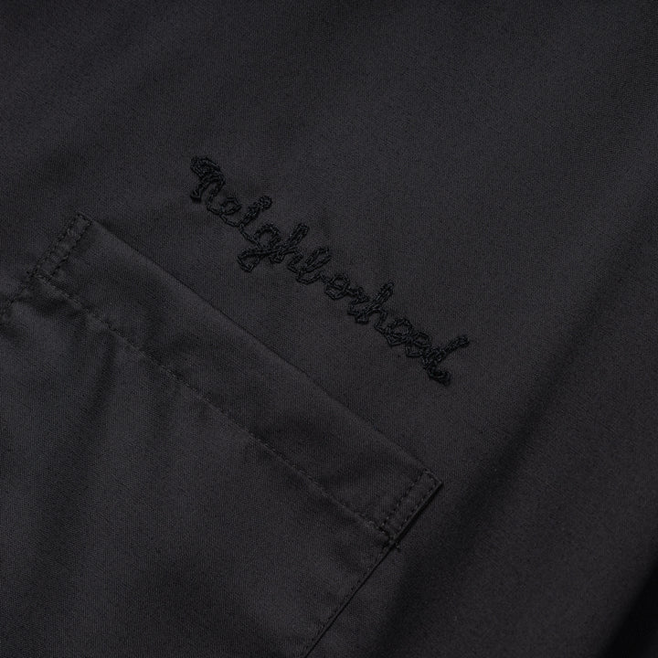 Solid Color Hawaiian Shirt | Black