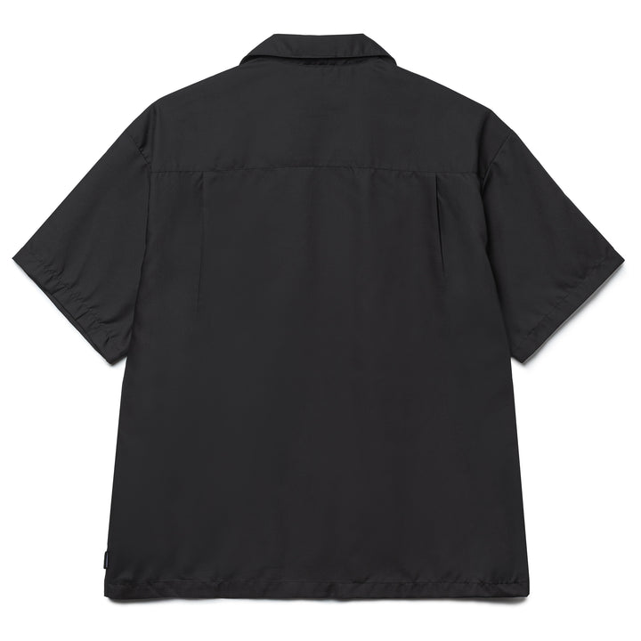 Solid Color Hawaiian Shirt | Black