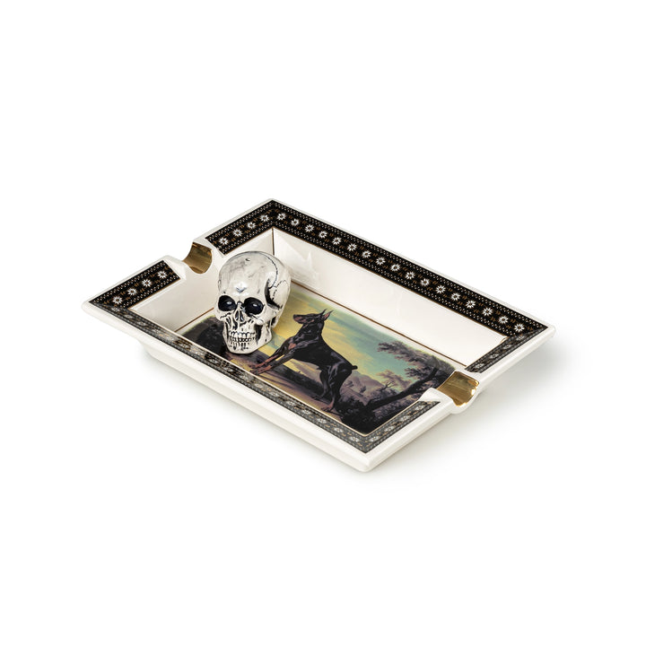Square Incense Tray | Black