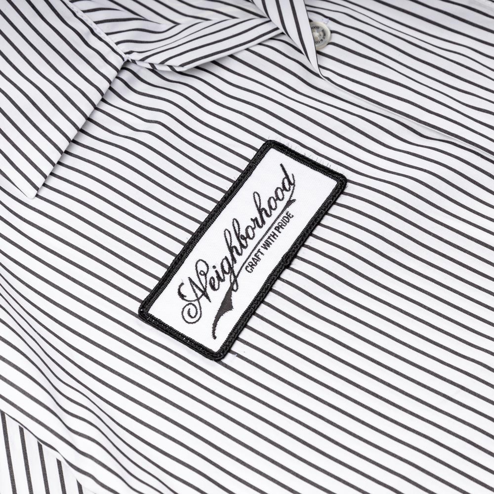 Stripe Work S/S Shirt | Black