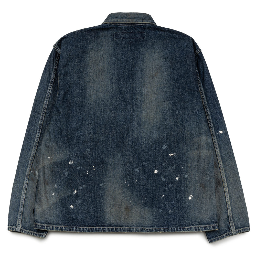 Neighborhood Washed Short Coverall Jacket | Indigo