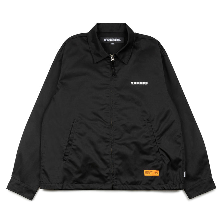 Zip Work Jacket | Black