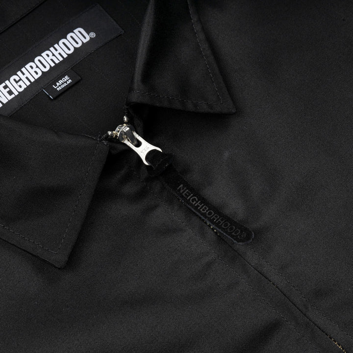 Zip Work Jacket | Black