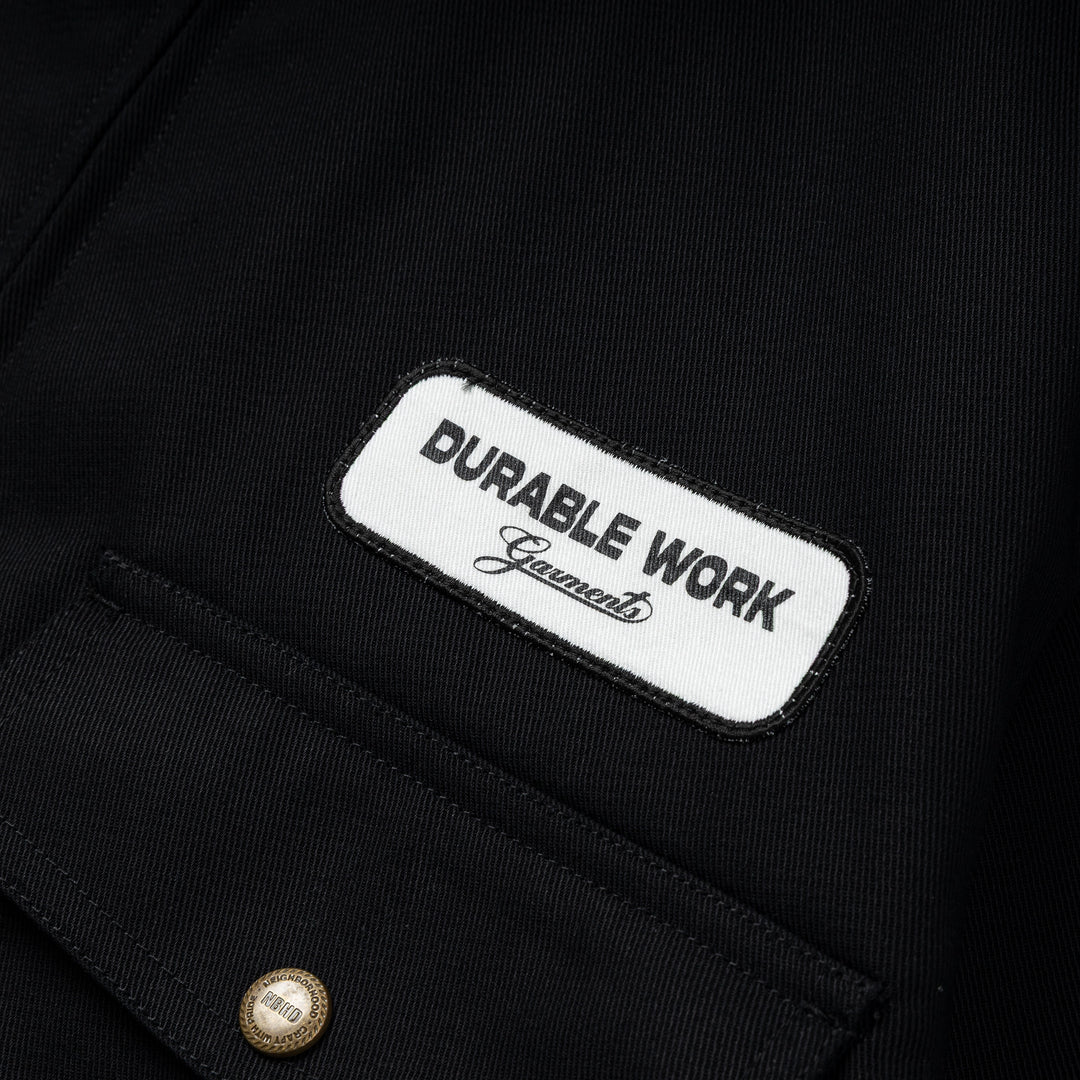 Zip Work Jacket | Black