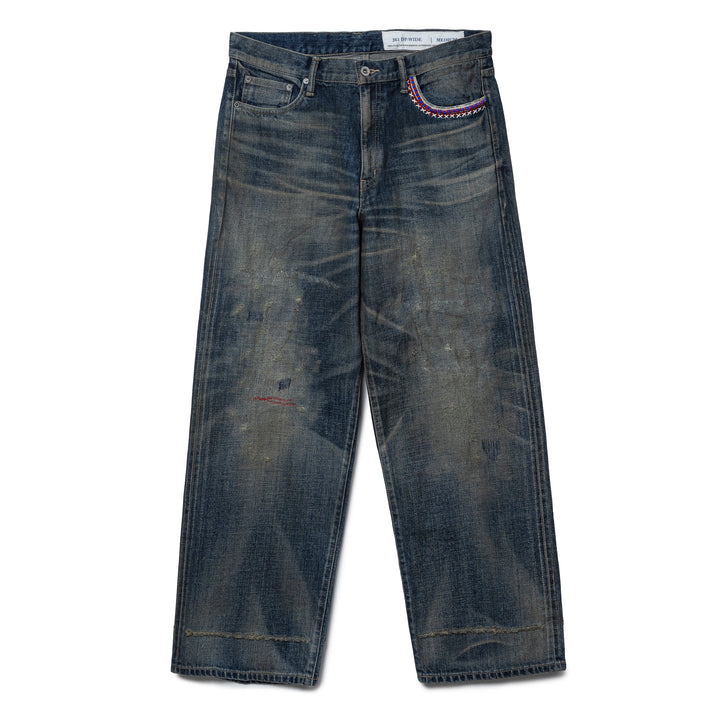 Savage Denim DP Wide Pants | Indigo