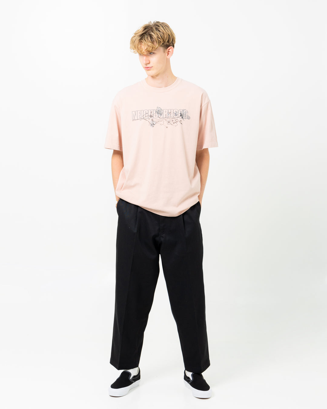 NH x Dr Woo . SS-1 Tee | Pink