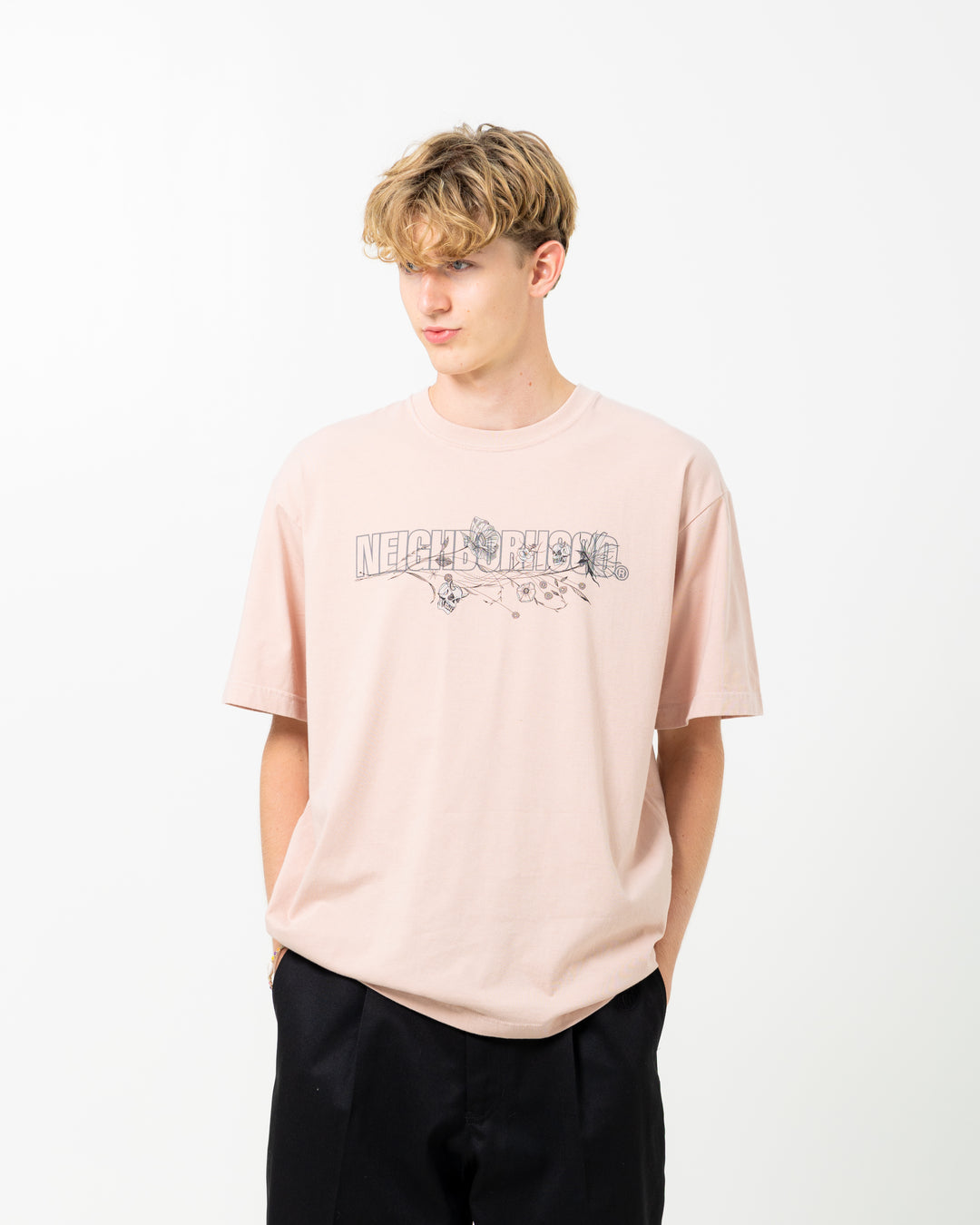 NH x Dr Woo . SS-1 Tee | Pink