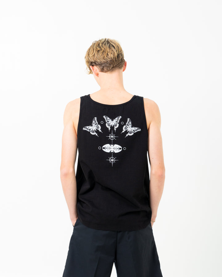 NH x Dr Woo . Tank Top | Black