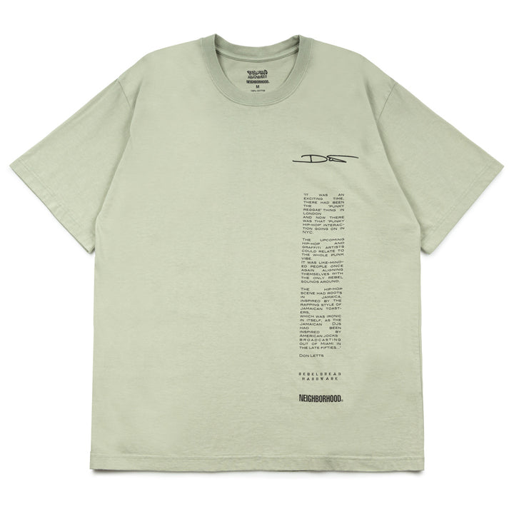 NH x Rebel Dread Hardware . SS-2 Tee | Sage Green