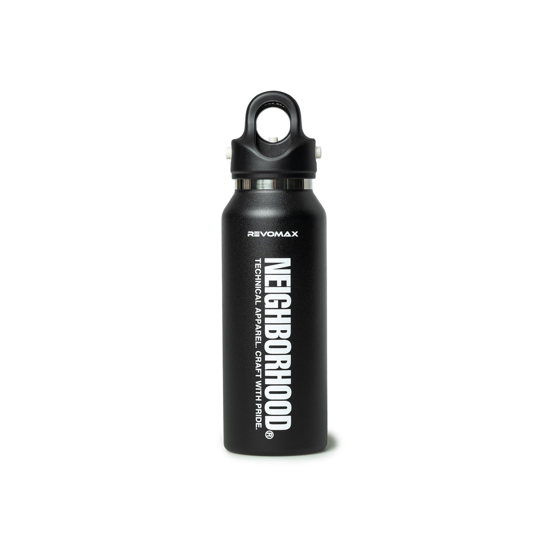Neighborhood x Revomax . Vacuum Insulated Bottle 12oz Slim | Black Neighborhood x Revomax . Vacuum Insulated Bottle 12oz Slim | Black