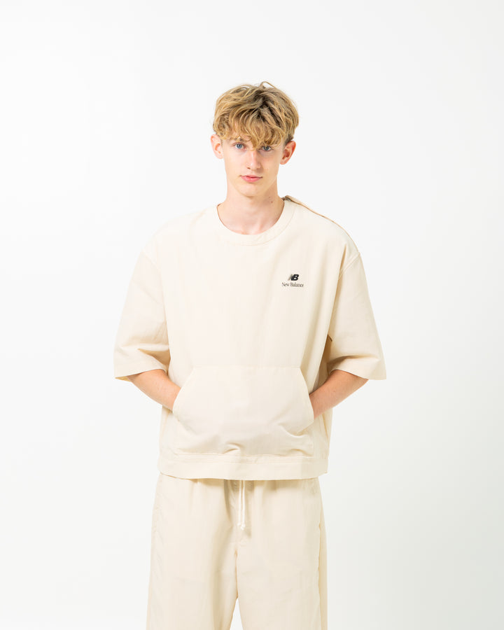 MADE in USA Woven Track Top | Sandstone