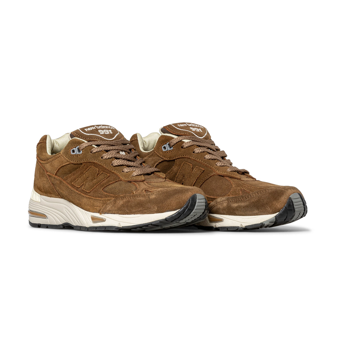 Made in UK 991V1 Luxe Suede | Cocoa