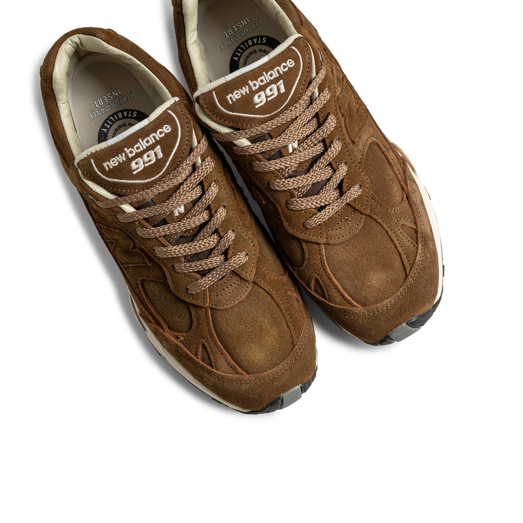 Made in UK 991V1 Luxe Suede | Cocoa