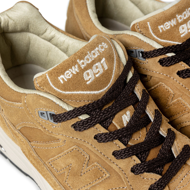 Made in UK 991V1 Luxe Suede | Dijon