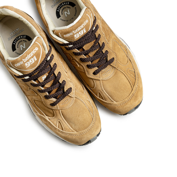 Made in UK 991V1 Luxe Suede | Dijon
