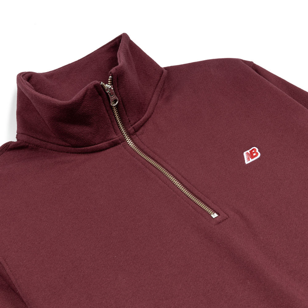Made in USA Quarter Zip Pullover | Burgundy