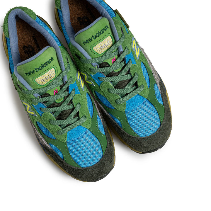 New Balance x Salehe Bembury Made in USA 992 | Green Sky Blue